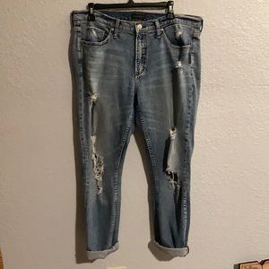 Distressed Silver Jeans 30
